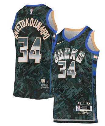 Maillot NBA Giannis Antetokounmpo Milwaukee Bucks