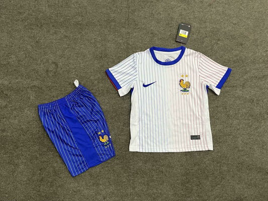 Ensemble Maillot + short France Blanc 2024/2025